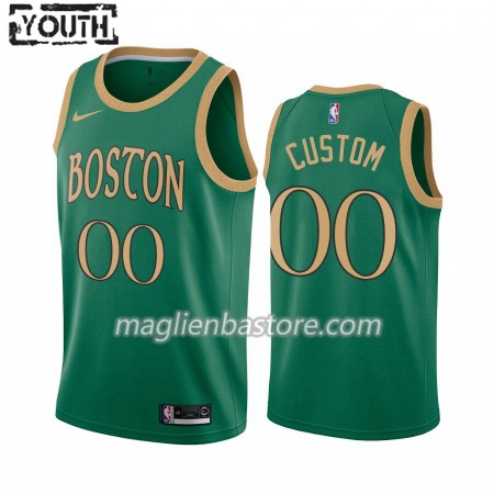 Maglia NBA Boston Celtics Personalizzate Nike 2019-20 City Edition Swingman - Bambino